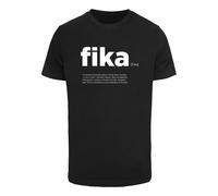 T-shirt Mister Tee Fika Definition Noir XS