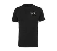 T-shirt Mister Tee Fuck you basic Noir S