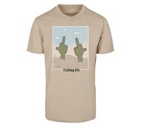 T-shirt Mister Tee fucking life Blanc 2XL
