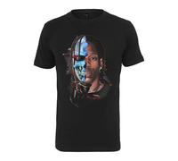 T-shirt Mister Tee half face Noir XL