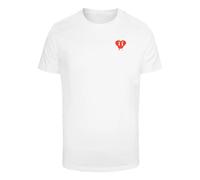 T-shirt Mister Tee Heart Drip White XL