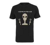 T-shirt Mister Tee i come in peace Noir XS