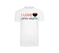 T-shirt Mister Tee I Love Afro Beats Blanc XS