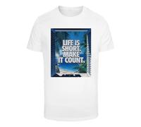 T-shirt Mister Tee Life's Blanc M