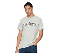T-shirt Mister Tee Los Angeles Wording Gris M