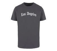 T-shirt Mister Tee Los Angeles Wording Marron L