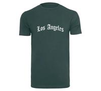 T-shirt Mister Tee Los Angeles Wording Vert XS
