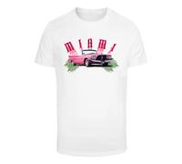 T-shirt Mister Tee Miami Car Blanc XS