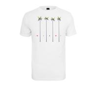 T-shirt Mister Tee Miami Palms Blanc XS