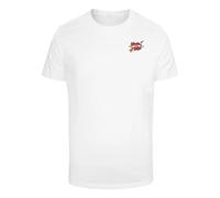 T-shirt Mister Tee Mom Heart Blanc S