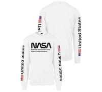 T-shirt Mister Tee Nasa basic Blanc XS