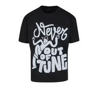 T-shirt Mister Tee Never Out Of Tune Noir 4XL