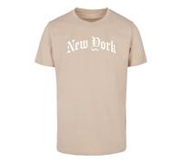 T-shirt Mister Tee New York Wording Blanc M