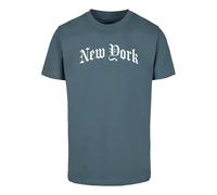 T-shirt Mister Tee New York Wording Bleu M