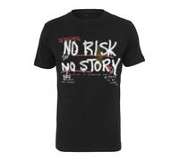 T-shirt Mister Tee No Risk No Story Noir S