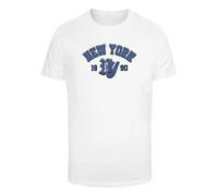 T-shirt Mister Tee NYC Basketball Blanc S