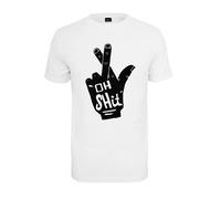 T-shirt Mister Tee Oh Shit Blanc XS