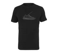 T-shirt Mister Tee one line sneaker Noir XS