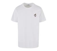 T-shirt Mister Tee Peace Noodles EMB Blanc XS