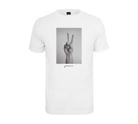 T-shirt Mister Tee peace sign White 2XL