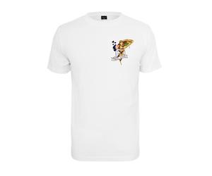 T-shirt Mister Tee Pizza Love Blanc XS