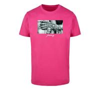 Mister Tee Men's Pray 2.0 Tee, Hibiscus Pink, L
