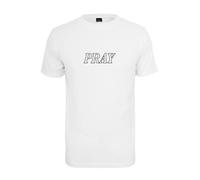 T-shirt Mister Tee pray hand Blanc M