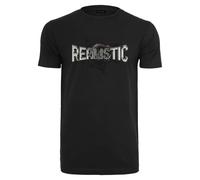 Mister Tee Men's Realistic Tee T-Shirt, Black, L