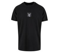 T-shirt Mister Tee Skelett Patch Black S