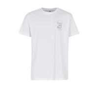 T-shirt Mister Tee Skull One Line Blanc 2XL