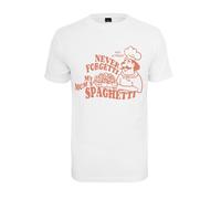 T-shirt Mister Tee Spaghetti Blanc M