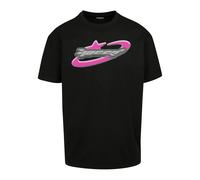 Mister Tee Men's T-Shirt Speed Logo Short Sleeve Black M