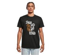 Mister Tee Men's Mt2832-Stay Wild Tee T-Shirts, Black, M
