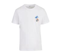 T-shirt Mister Tee Summer Basketball Emb Blanc L