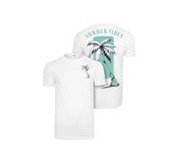T-shirt Mister Tee Summer Vibes Blanc M