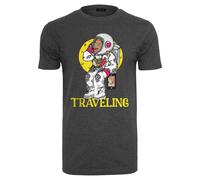 T-shirt Mister Tee Traveling Marron XS
