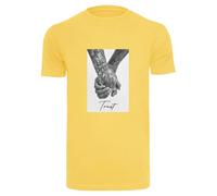 T-shirt Mister Tee Trust 2.0 Jaune M