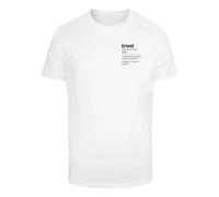 T-shirt Mister Tee Trust Definition Blanc 4XL