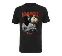 Mister Tee Tupac Makaveli Basic Short Sleeve T-shirt Black S Men
