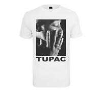 T-shirt Mister Tee tupac profile Blanc XL