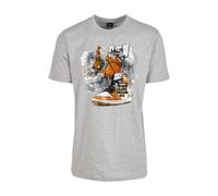 T-shirt Mister Tee Vintage Ballin Gris S