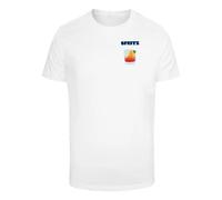 T-shirt Mister Tee Vintage Spritz Blanc S