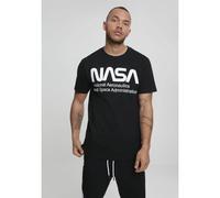 Mister Tee NASA Wormlogo Tee T-Shirt Top Shirt Front Print Jersey Logo Basic
