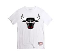 T-shirt Mitchell & Ness Team Logo Traditional Chicago Bulls Blanc M