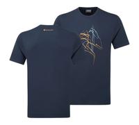 Montane Abstract Mountain Short Sleeve T-shirt Blue XL Men