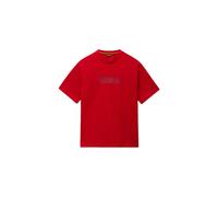 T-shirt Napapijri Box Logo Rouge S
