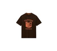 Napapijri Cabin Short Sleeve T-shirt Brown M Men