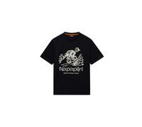 Napapijri Cabin Short Sleeve T-shirt Black 3XL Men