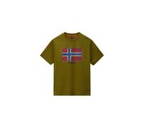 Napapijri Flag Tiki Short Sleeve T-shirt Green M Men