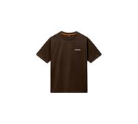 T-shirt Napapijri Small Box Marron XS